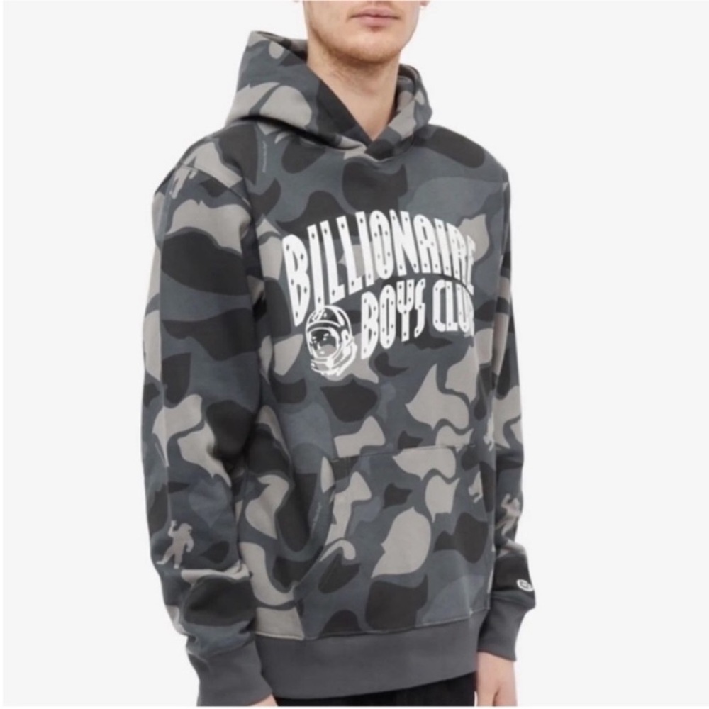 BILLIONAIRE BOYS CLUB CAMO POPOVER HOODY